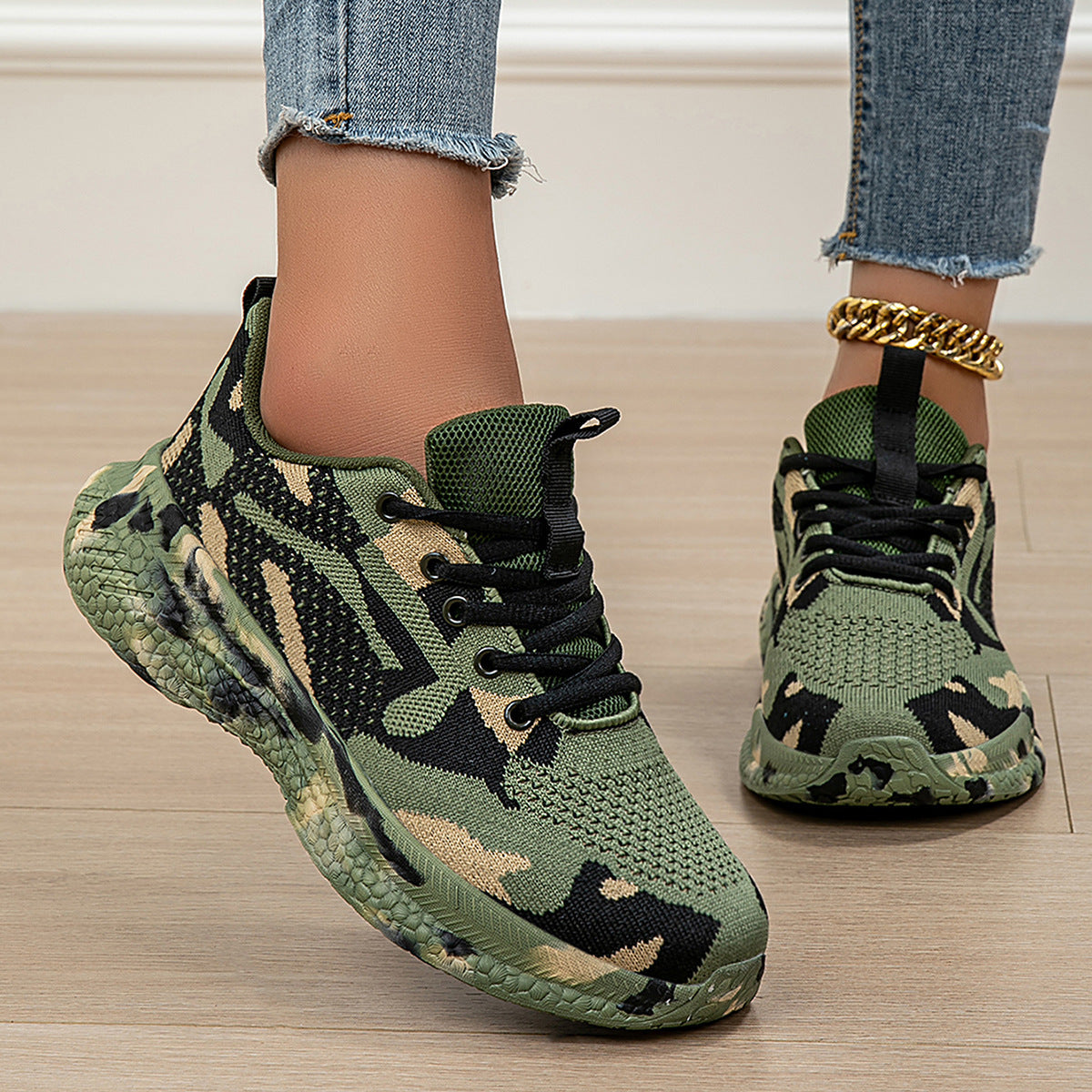Damen Sneaker Atmungsaktiv Flexibel Laufsohle Komfort - BerlinGlamour
