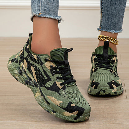 Damen Sneaker Atmungsaktiv Flexibel Laufsohle Komfort - BerlinGlamour