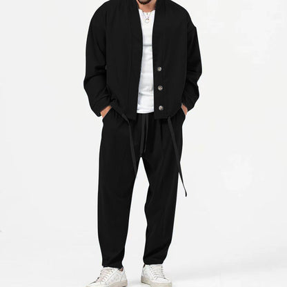 Herren Joggerhose mit leichtem Überwurf Modern Style