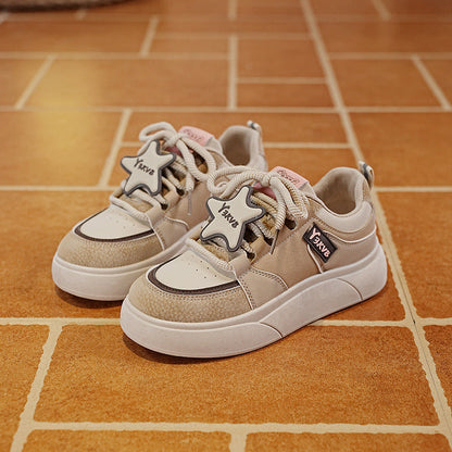Damen Sneaker Sportlich Dekorativ Weiße Frauen Schuhe