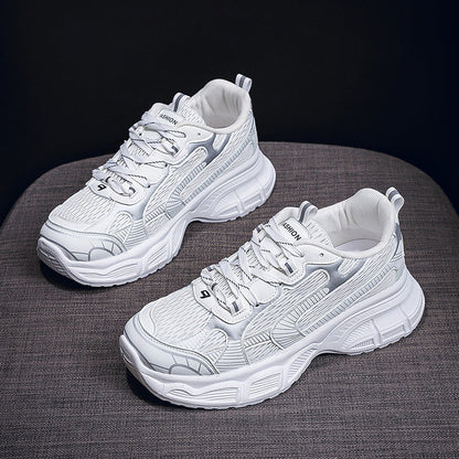 Damen Sneaker Chunky Sportschuhe atmungsaktiv Komfortsohle