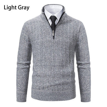 Herren Pullover Strick Reißverschluss Modern Berlin - BerlinGlamour