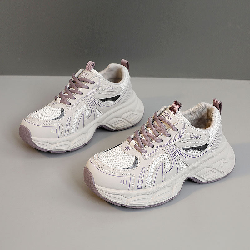 Damen Sneaker Sportlich Atmungsaktiv Trend