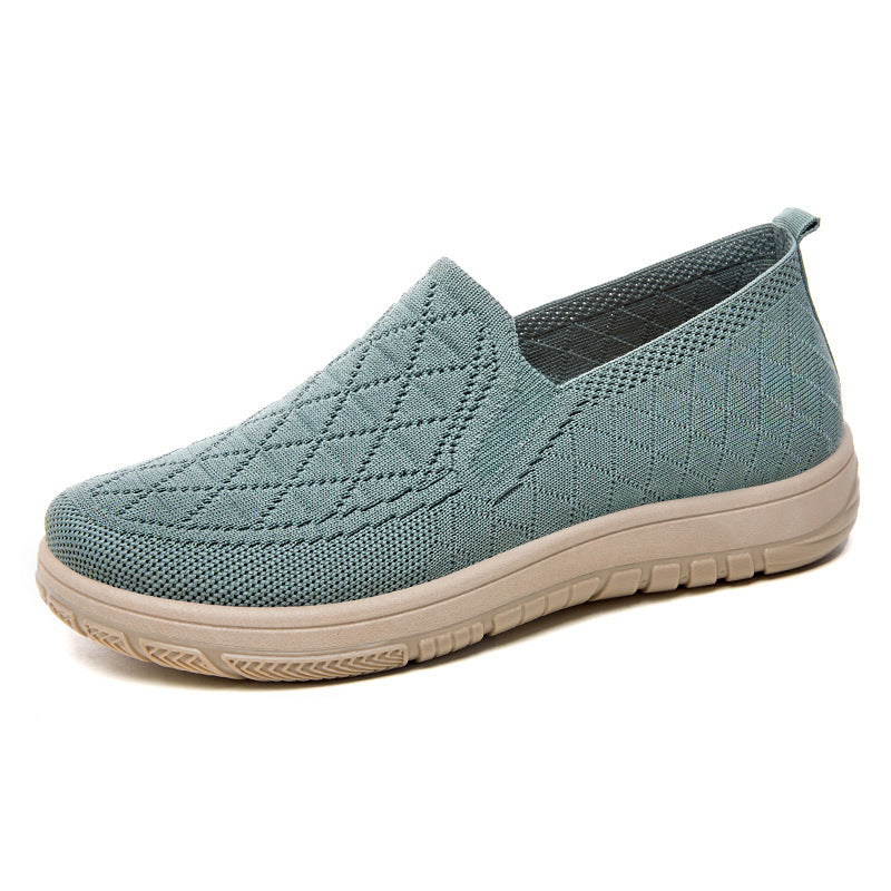 Damen Slip-On Schuhe Bequem Atmungsaktiv Leicht