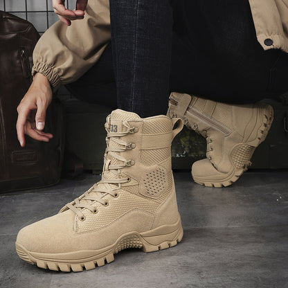 Herren Stiefel Hoch Knöchelschutz Komfortabel Wasserdicht