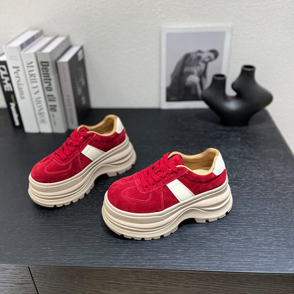 Damen Plattform Sneaker Hoch Komfortabel Modisch
