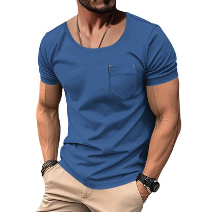 Herren T-Shirt Bio-Baumwolle Moderner Schnitt