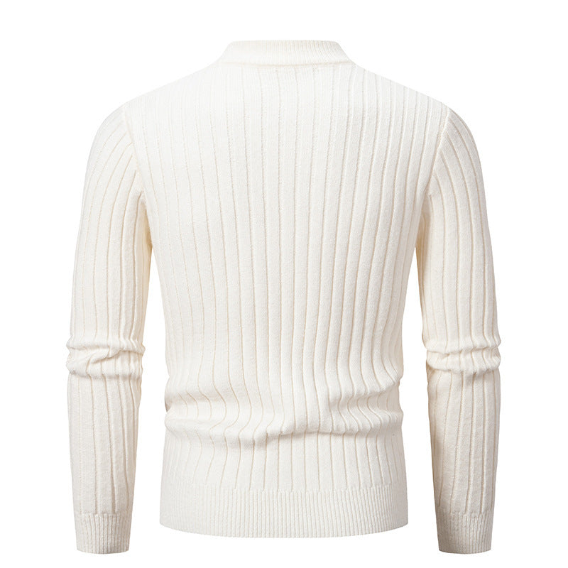 Herren Rollkragenpullover Modern Strukturiert