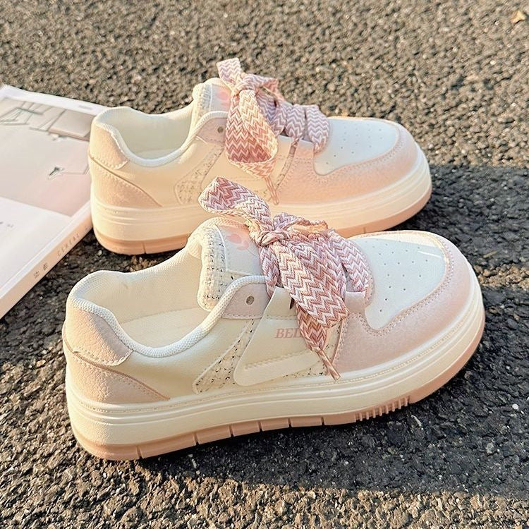 Damen Sneaker Sportlich Elegant Schnürsenkel