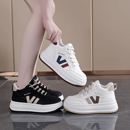 Damen Sneaker Bequem Plattform Schuhe