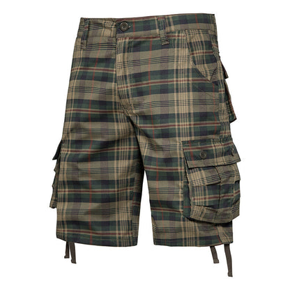 Herren Cargo-Shorts Bequem Mit Vielen Taschen