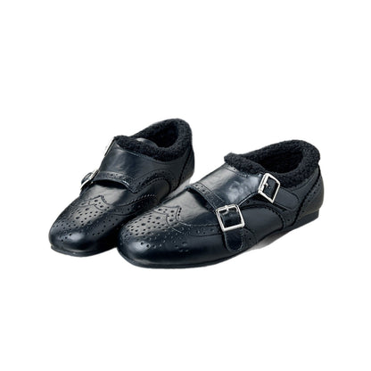 Damen Mokassins Elegant Schnalle Weich