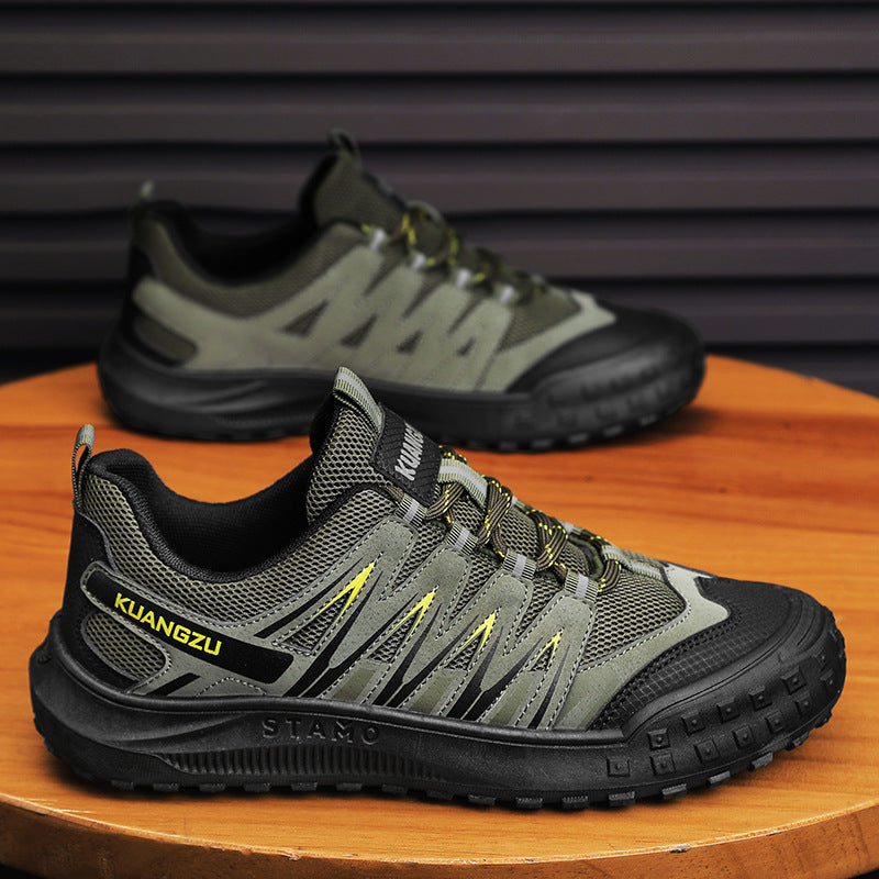 Damen Trekking Sneaker Sportlich Rutschfest Atmungsaktiv