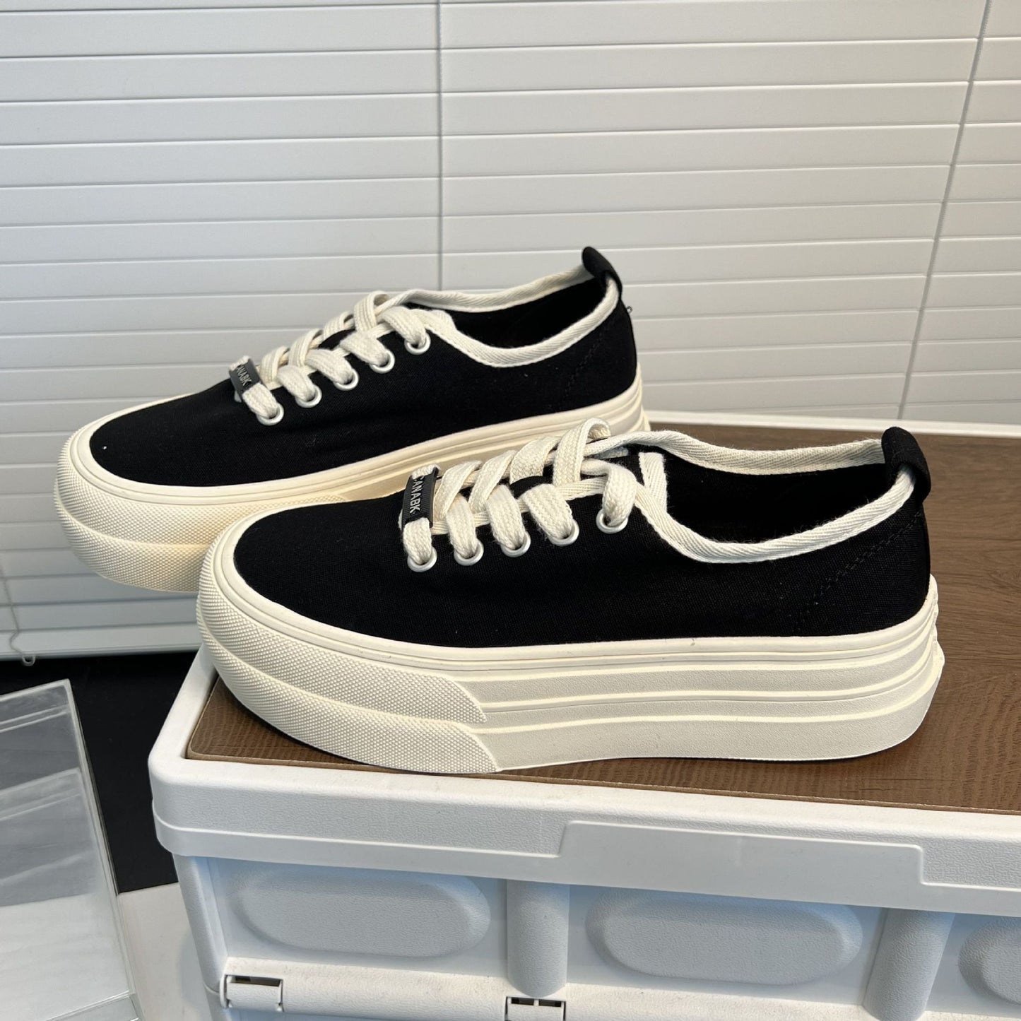 Damen Sneaker Plateau Schuhe Chunky Modisch Strapazierfähig