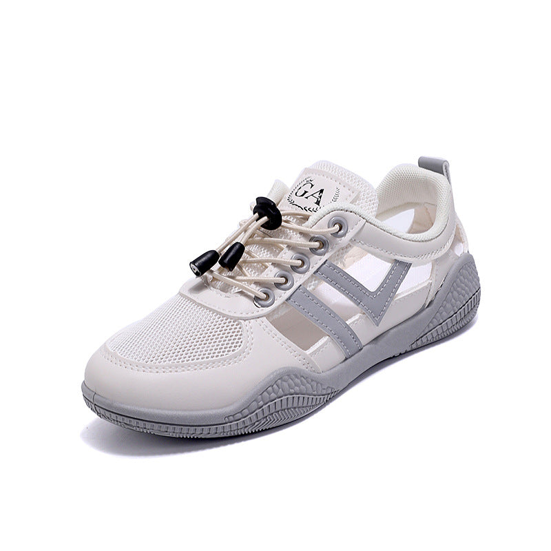 Damen Sneaker Atmungsaktiv Freizeitschuhe mit Schnürsystem