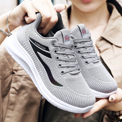 Damen Sneaker Atmungsaktiv Freizeitschuhe Knöchelstütze
