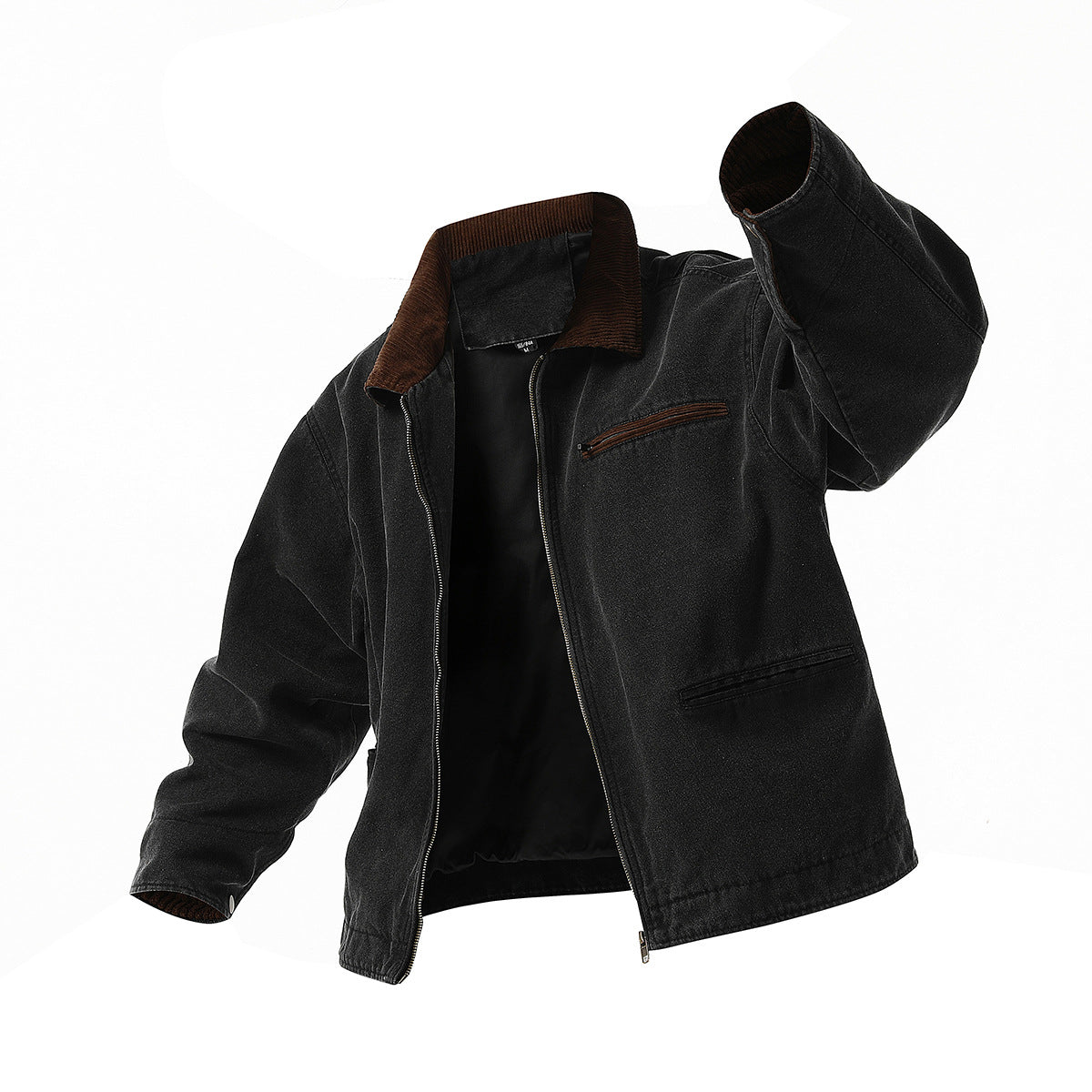 Herren Übergangsjacke Urban Style Stehkragen Taschen