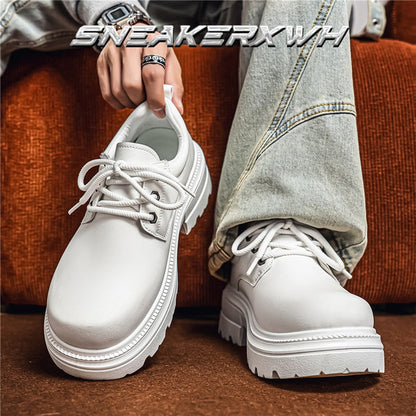 Damen Schnürschuhe Chunky Komfortabel Stabil