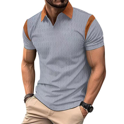 Herren Poloshirt Kurzarm Sportlich Strukturiert