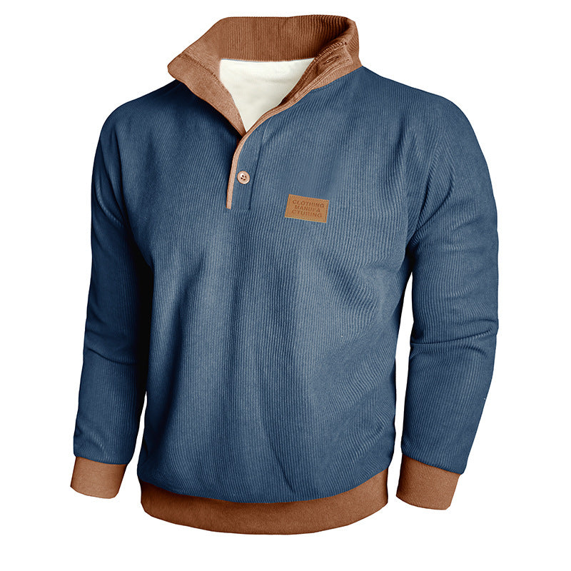 Herren Pullover Langarm Modisch Mit V-Ausschnitt - BerlinGlamour
