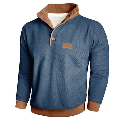 Herren Pullover Langarm Modisch Mit V-Ausschnitt - BerlinGlamour