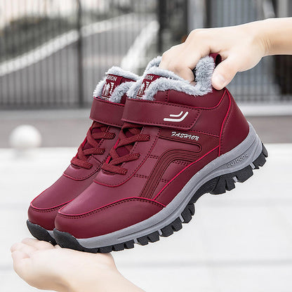 Damen Sneaker Warm Winter Schuhe rutschfest Sportlich