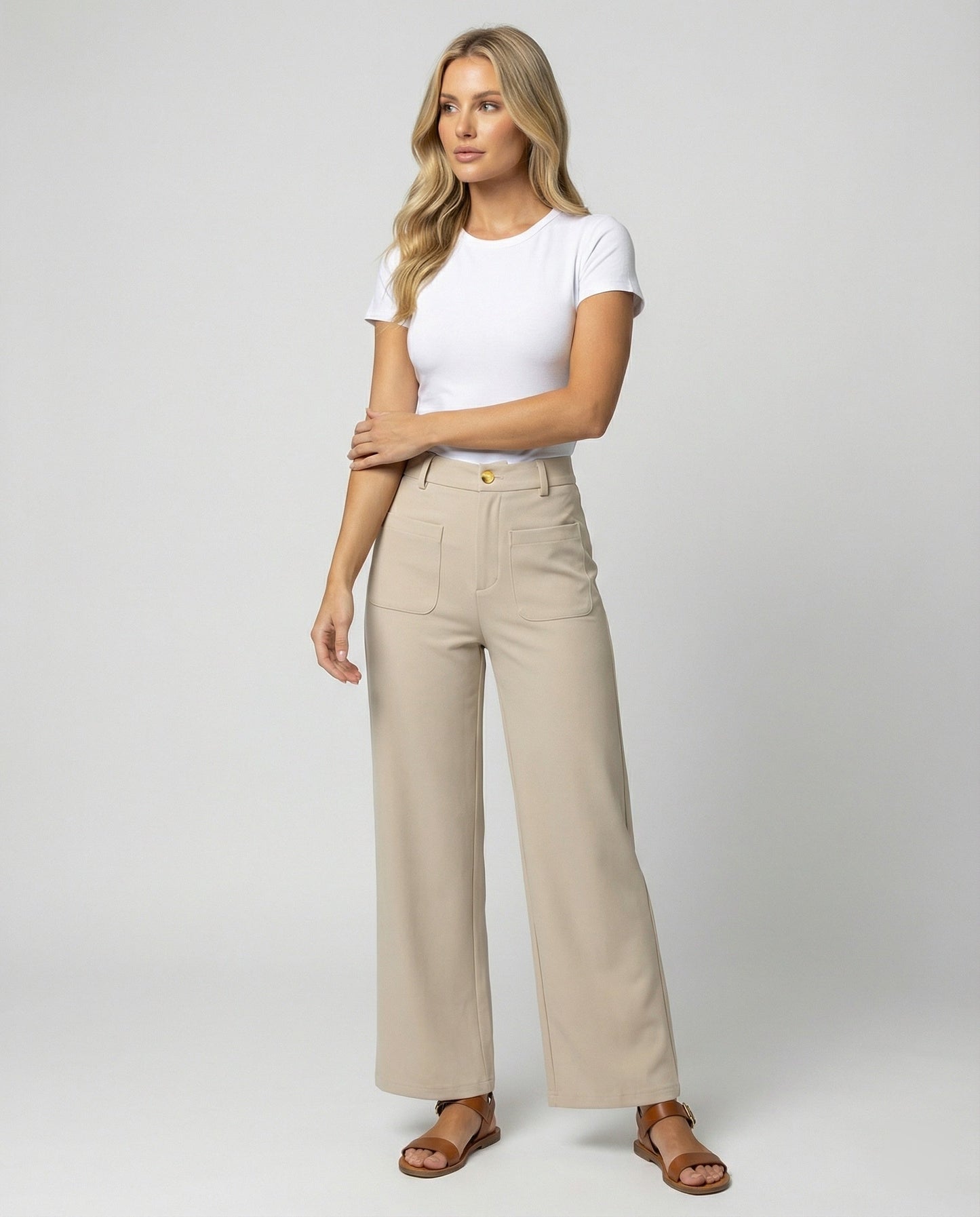 Damenhose mit Taschen Weite Bequem