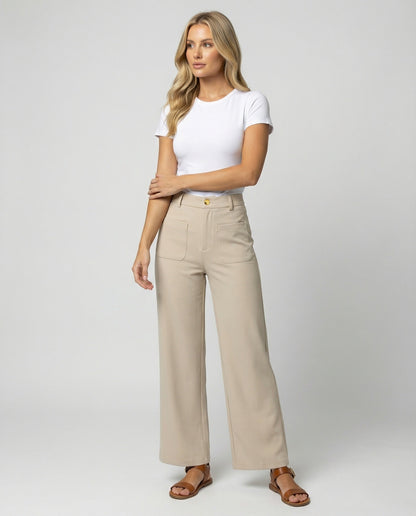 Damenhose mit Taschen Weite Bequem