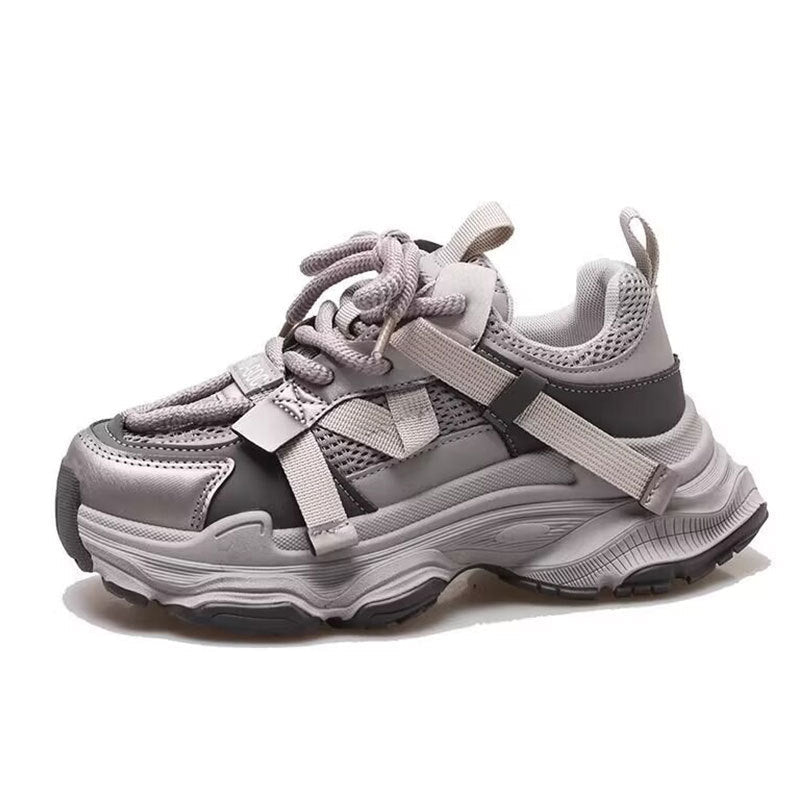 Damen Sneaker Sportlich Atmungsaktiv Stabiler Sohle