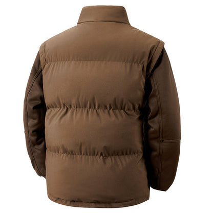 Herren Steppjacke Warm Isolierend Thermo