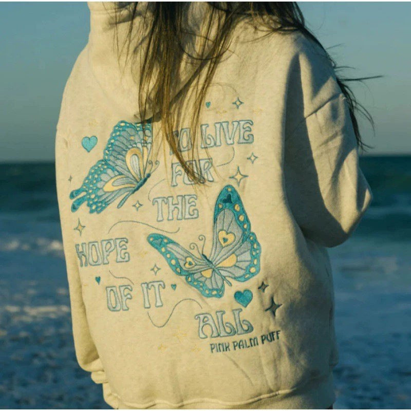 Strand Hoodie Kapuzenpullover Lässig Surfstil
