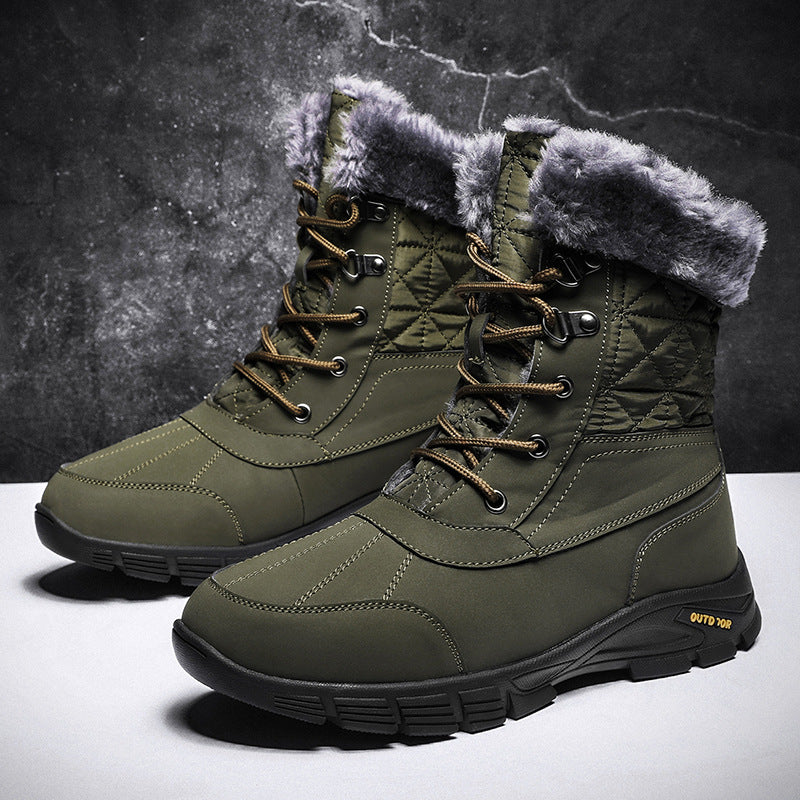 Damen Winterstiefel Weich Innenfutter Warm