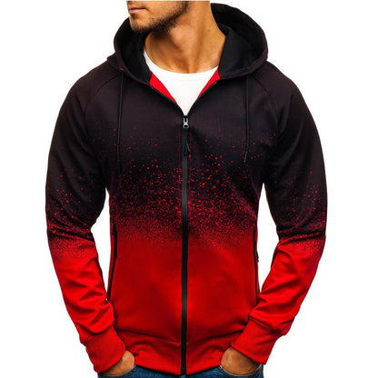 Herren Kapuzenjacke Sportlich Wasserabweisend Modern