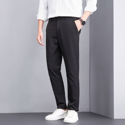 Herren Slim Fit Hosen Elegant Freizeit Modern