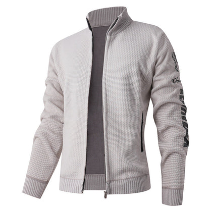 Herren Winterjacke Steppjacke Modern Mit Hochem Kragen