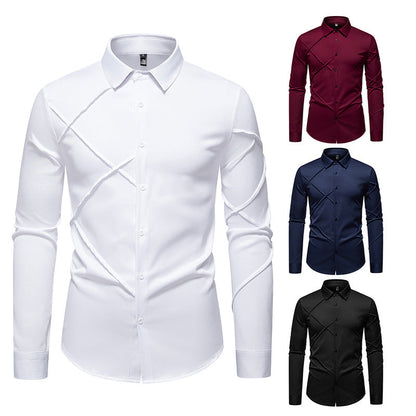 Herren Hemd Elegantes Modell Slim Fit Modern