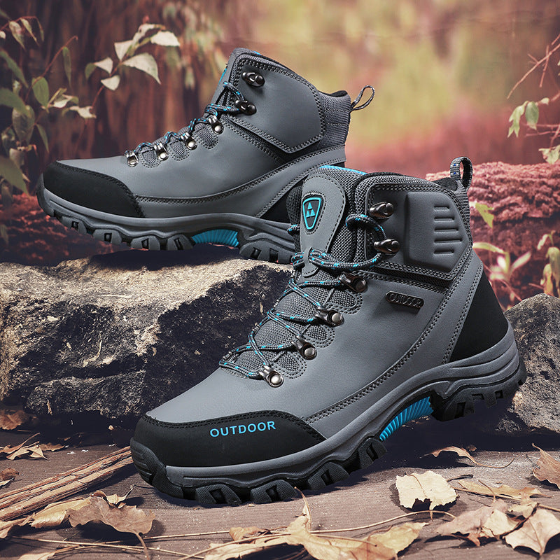 Herren Wanderstiefel Knöchelhoch Griffig Outdoor