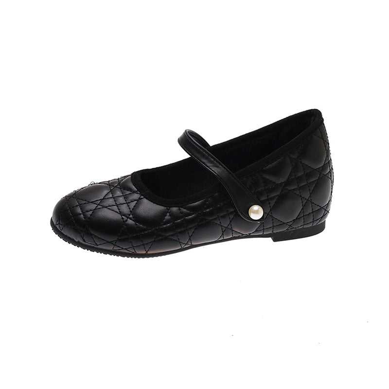 Damen Ballerinas Elegante RiemenSchuhe Mit Steppoptik