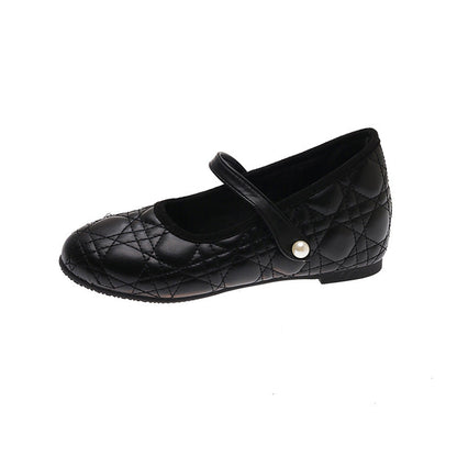 Damen Ballerinas Elegante RiemenSchuhe Mit Steppoptik