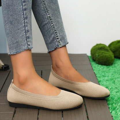 Damen Bequeme Slip-On Ballerinas BerlinGlamour → Bequeme Damen Ballerinas Slip-On Schuhe Elegant