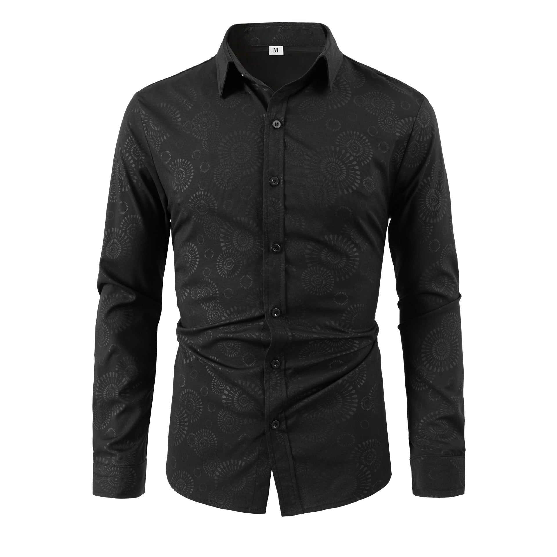 Herren Hemd Slim Fit mit feinem Muster Berlin Style - BerlinGlamour