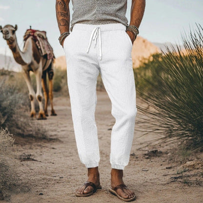Herren Cargo-Hose Bequem Elastisch Reisehose Mit Taschen