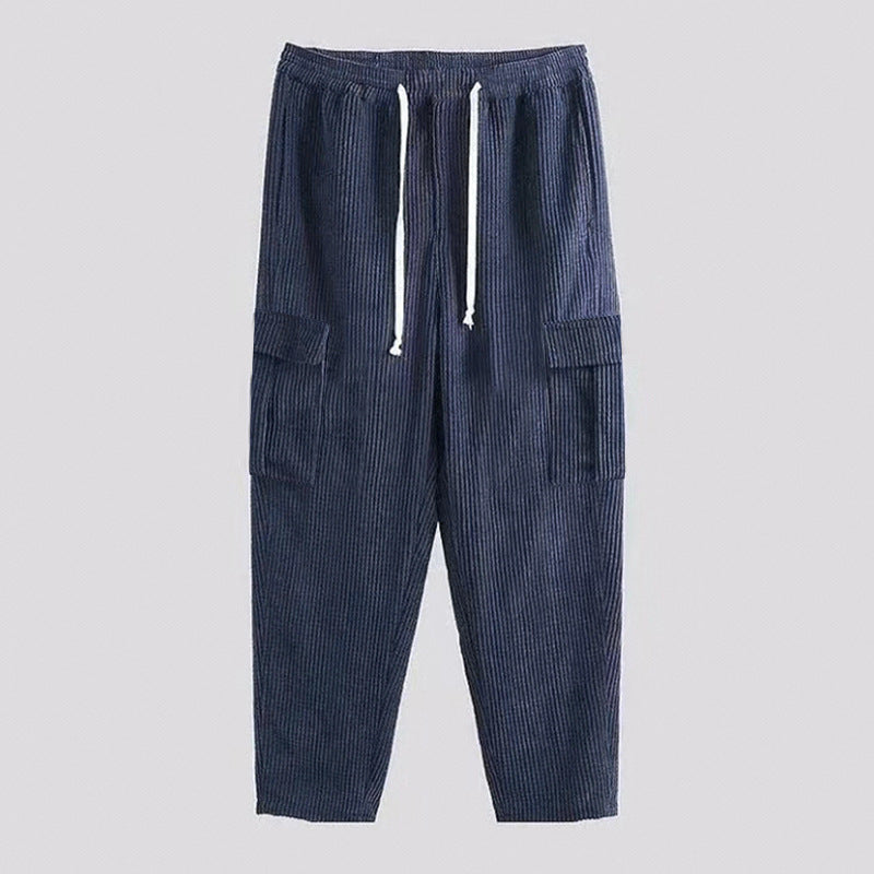 Herren Cargo-Hose Stretch Bequem Mit Seitentaschen