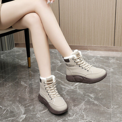 Damen Sneaker Gefüttert Warm Rutschfest Schuhe Winter