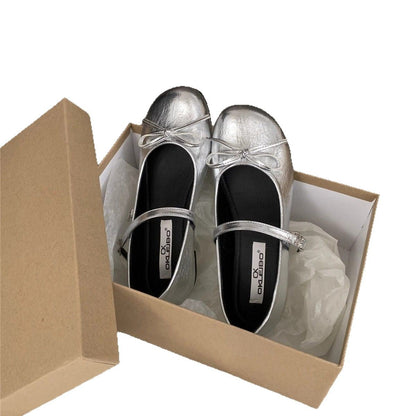 Damen Ballerinas Elegante Riemchen Schuhe für Frauen