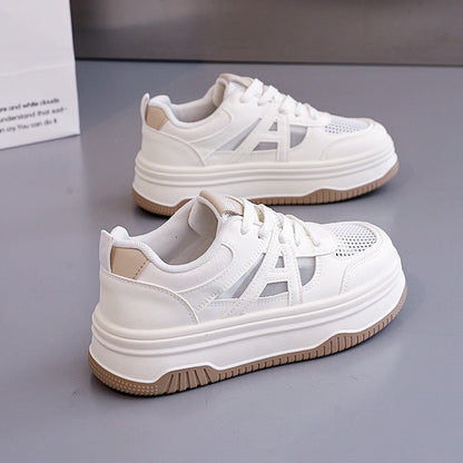 Damen Sneaker Hochsohle Modisch Chic