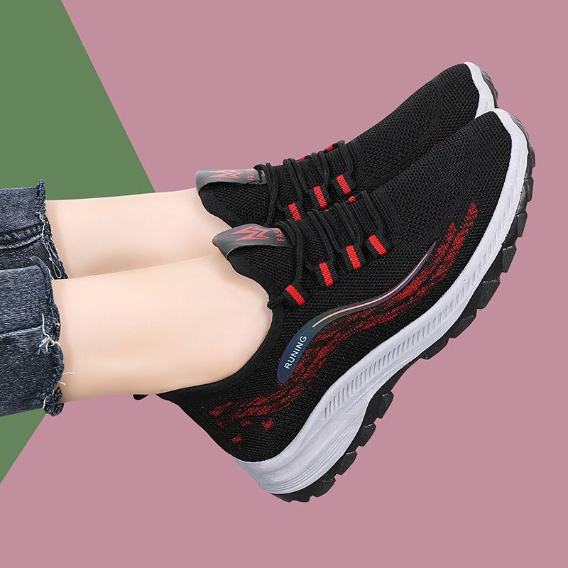 Damen Fitness-Sneaker Atmungsaktiv Rutschfest Laufschuhe Sport