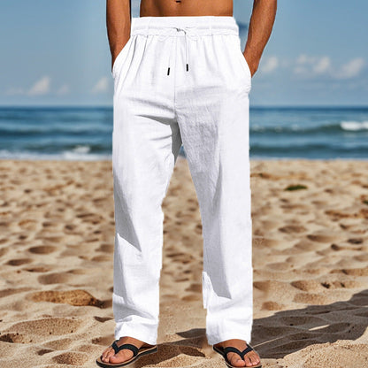 Herren Strandhose Lässig Elastisch Mit Seitentaschen