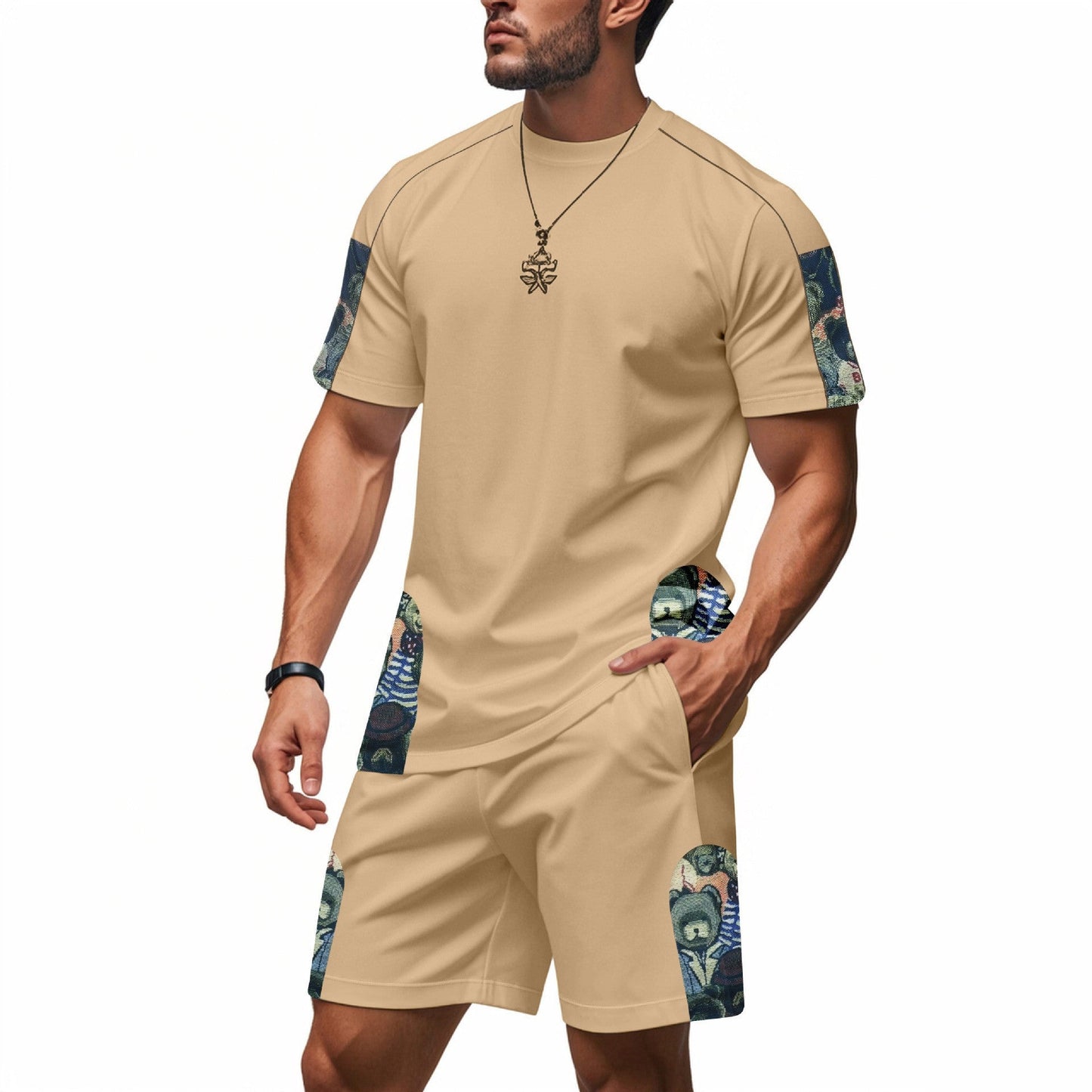 Herren Freizeitanzug Modern Locker Mit Muster