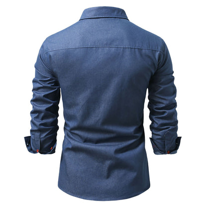 Herren Jeanshemd Modern Slimfit Style
